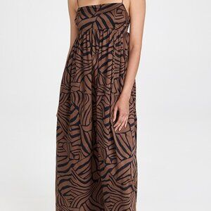 Rails Black and Brown Bengal Print Dress